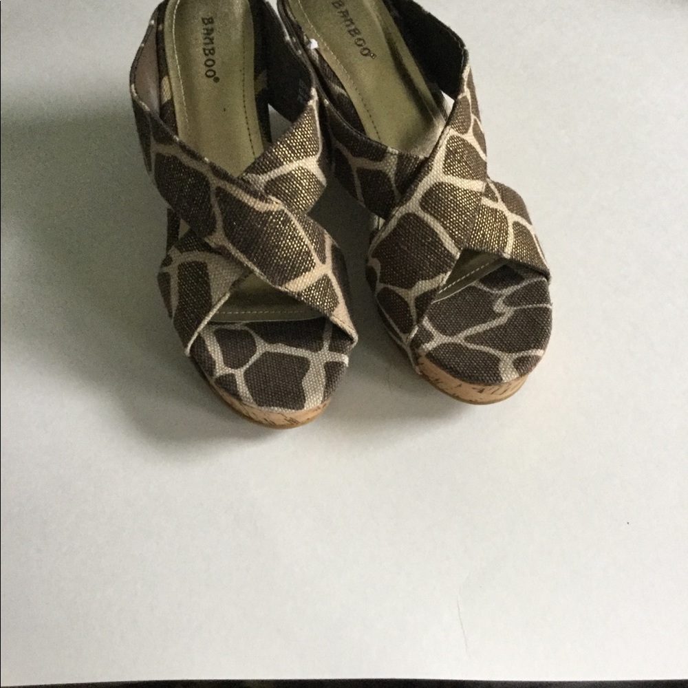 Platform wedges by BAMBOO
